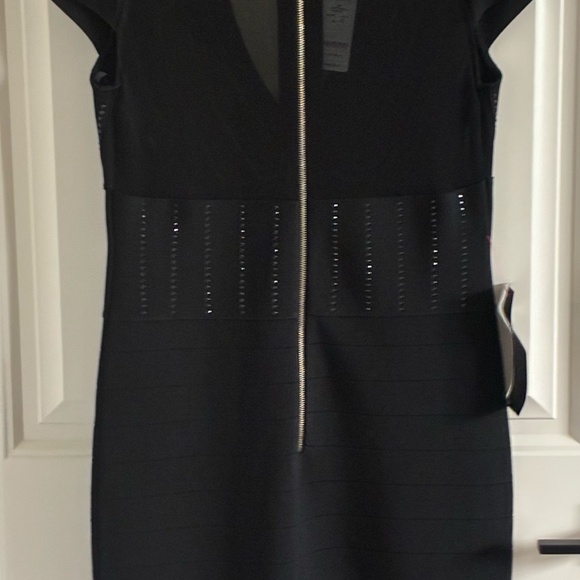 (NWT) bebe Mini Bandage Dress V-Neck - Picture 7 of 7